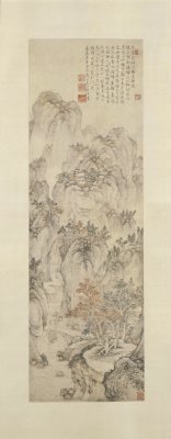 图片[1]-Du Qiong Landscape Map Axis-China Archive